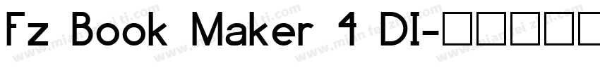 Fz Book Maker 4 DI字体转换